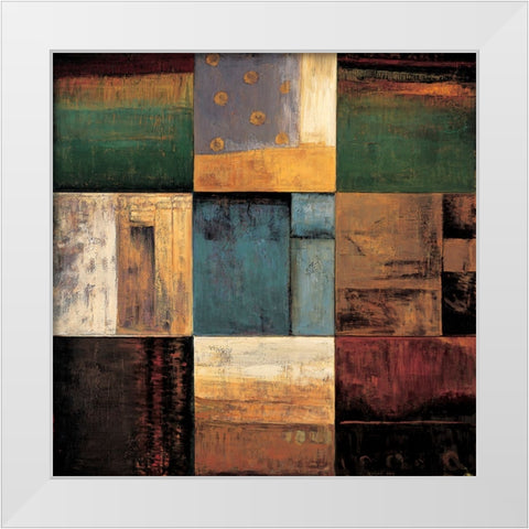 Diversified I White Modern Wood Framed Art Print by Morrison, Kurt