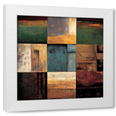 Diversified I White Modern Wood Framed Art Print by Morrison, Kurt