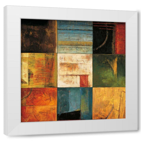 Diversified II White Modern Wood Framed Art Print by Morrison, Kurt