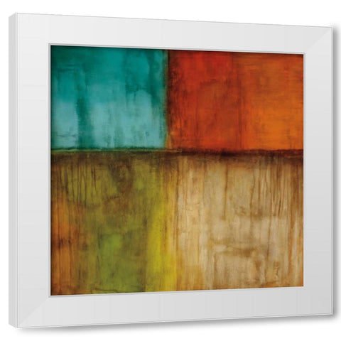 Spectrum I White Modern Wood Framed Art Print by Morrison, Kurt