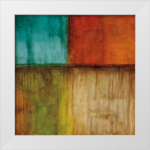Spectrum I White Modern Wood Framed Art Print by Morrison, Kurt