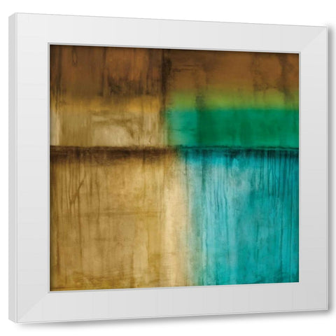Spectrum II White Modern Wood Framed Art Print by Morrison, Kurt