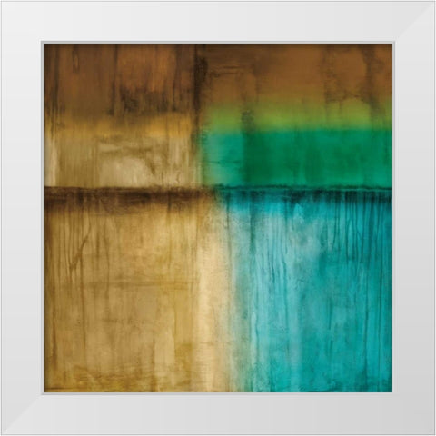 Spectrum II White Modern Wood Framed Art Print by Morrison, Kurt