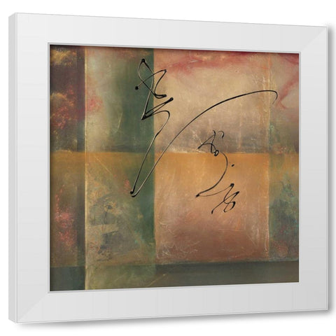 Scorpio Rising I White Modern Wood Framed Art Print by Roberts, Kati