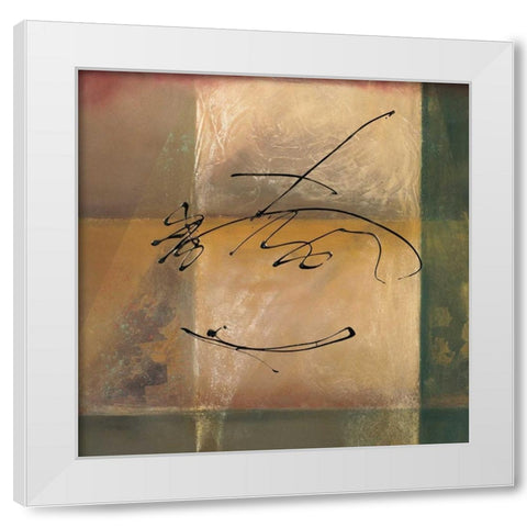 Scorpio Rising II White Modern Wood Framed Art Print by Roberts, Kati