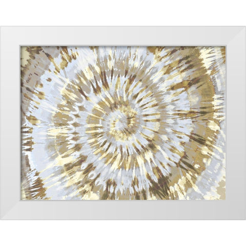 Tie Dye Neutral White Modern Wood Framed Art Print by Kearns, Molly