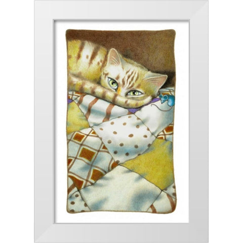 Daydreams (with Mouse) White Modern Wood Framed Art Print by Seeley, Laura