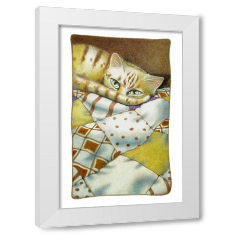 Daydreams White Modern Wood Framed Art Print by Seeley, Laura