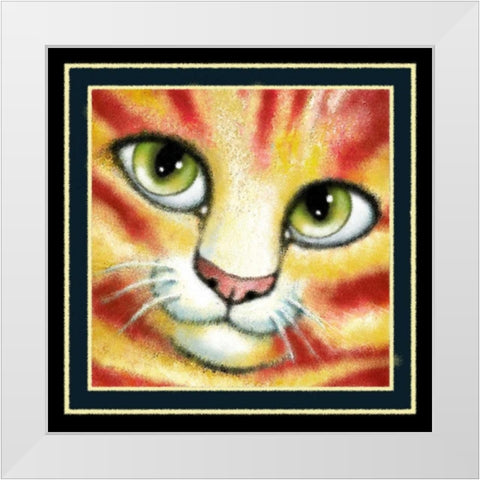 Orange Delights (Detail) White Modern Wood Framed Art Print by Seeley, Laura