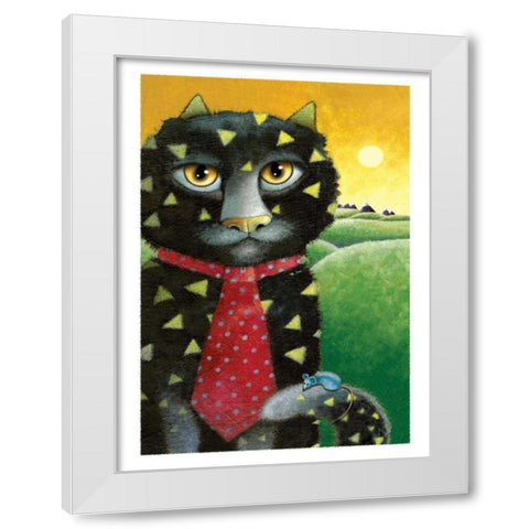 The Architect White Modern Wood Framed Art Print by Seeley, Laura