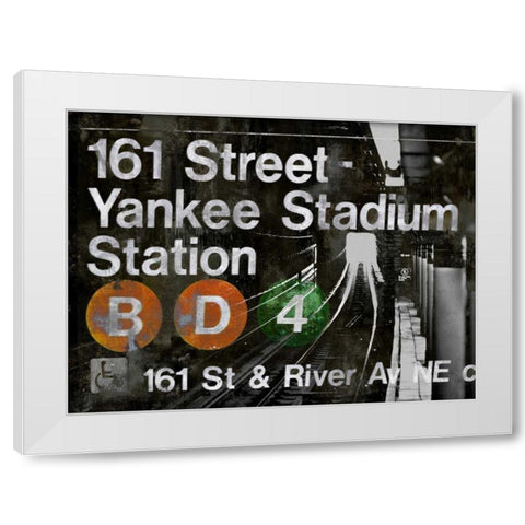 NYC Subway Station II White Modern Wood Framed Art Print by Wilson, Luke