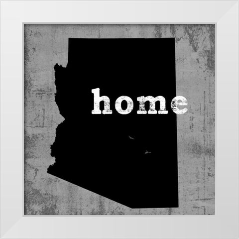 Arizona  White Modern Wood Framed Art Print by Wilson, Luke