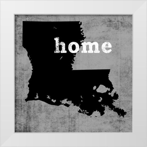 Louisiana  White Modern Wood Framed Art Print by Wilson, Luke