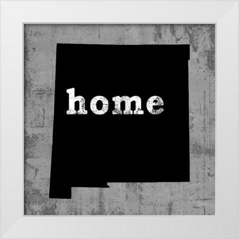 New Mexico  White Modern Wood Framed Art Print by Wilson, Luke