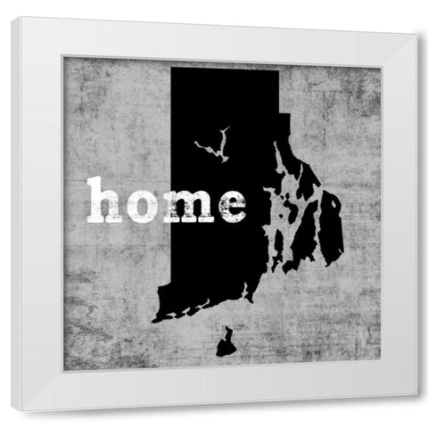 Rhode Island White Modern Wood Framed Art Print by Wilson, Luke
