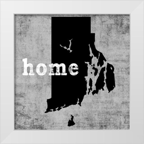 Rhode Island White Modern Wood Framed Art Print by Wilson, Luke