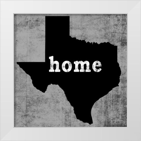 Texas White Modern Wood Framed Art Print by Wilson, Luke