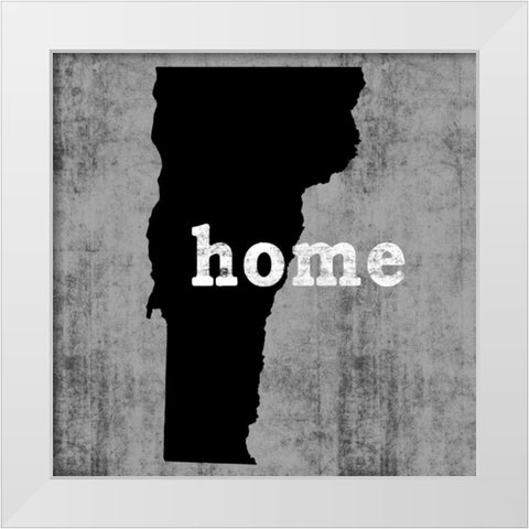 Vermont  White Modern Wood Framed Art Print by Wilson, Luke