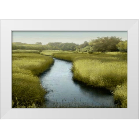 Quiet Moment White Modern Wood Framed Art Print by Clark, Madeline