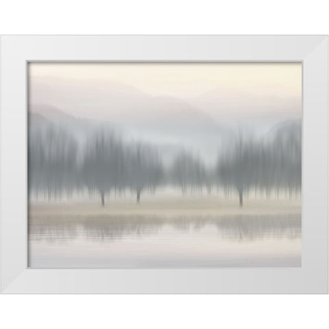 Early Morning III White Modern Wood Framed Art Print by Clark, Madeline