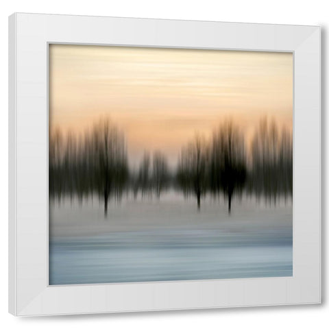 Early Morning V White Modern Wood Framed Art Print by Clark, Madeline