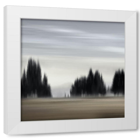 New Day I White Modern Wood Framed Art Print by Clark, Madeline