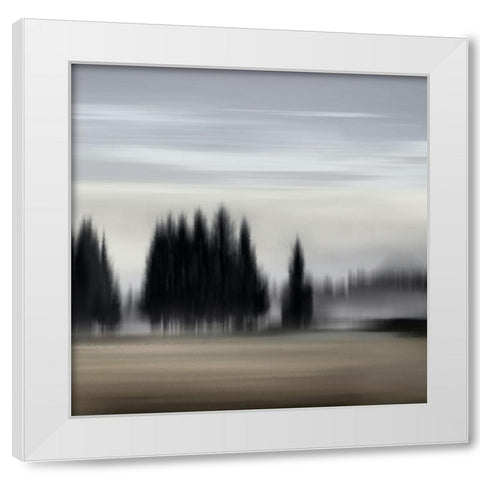New Day II White Modern Wood Framed Art Print by Clark, Madeline