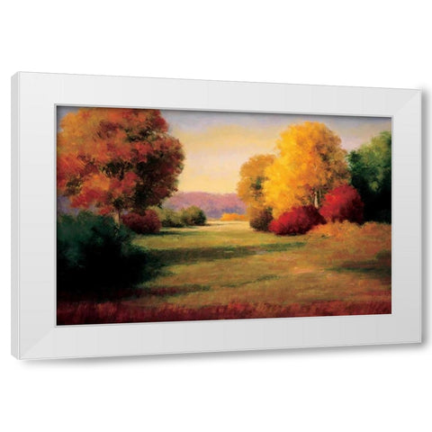 The Morning Light I White Modern Wood Framed Art Print by Bolton, Melissa