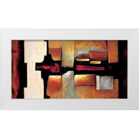 Equinox White Modern Wood Framed Art Print by Hansen, Max