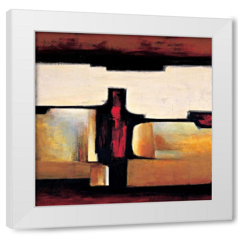 Internal Affairs I White Modern Wood Framed Art Print by Hansen, Max