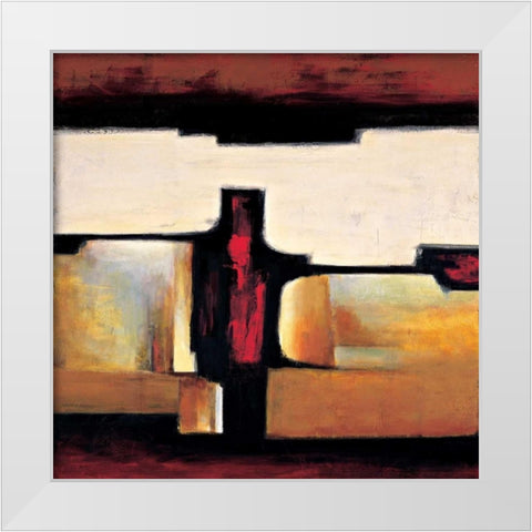 Internal Affairs I White Modern Wood Framed Art Print by Hansen, Max