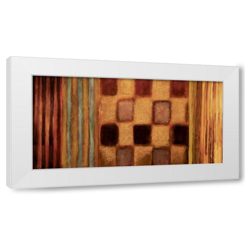 Afterglow White Modern Wood Framed Art Print by Hansen, Max