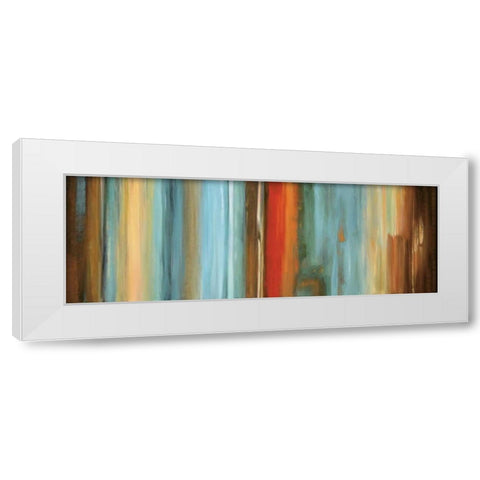 Flow I White Modern Wood Framed Art Print by Hansen, Max