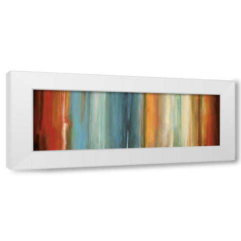 Flow II White Modern Wood Framed Art Print by Hansen, Max