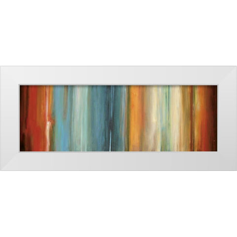 Flow II White Modern Wood Framed Art Print by Hansen, Max
