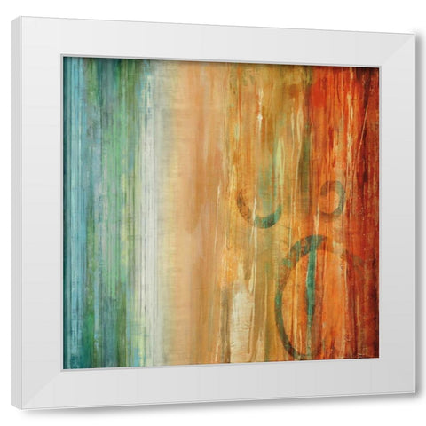 Perennial I White Modern Wood Framed Art Print by Hansen, Max