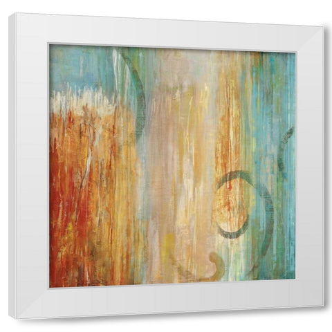 Perennial II White Modern Wood Framed Art Print by Hansen, Max