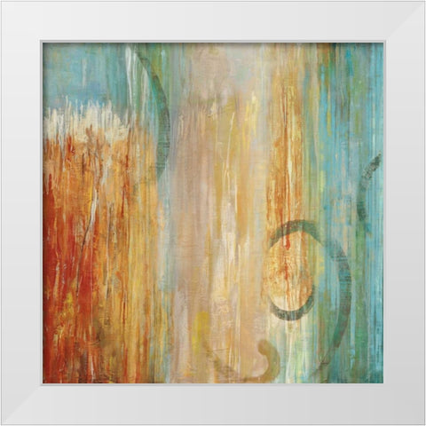 Perennial II White Modern Wood Framed Art Print by Hansen, Max