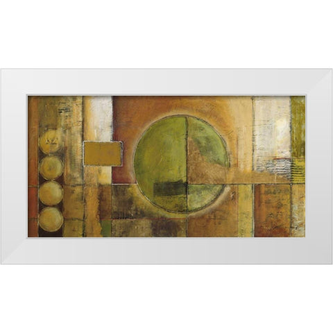 Modular Grid White Modern Wood Framed Art Print by Klung, Mike