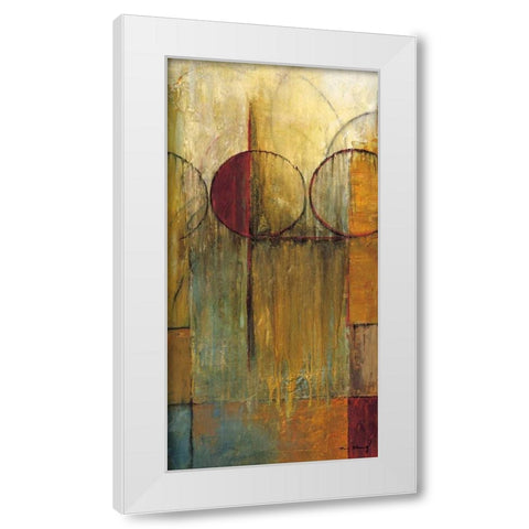 Slender Friends II White Modern Wood Framed Art Print by Klung, Mike