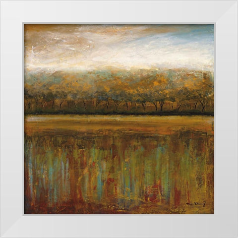 Early Days I White Modern Wood Framed Art Print by Klung, Mike