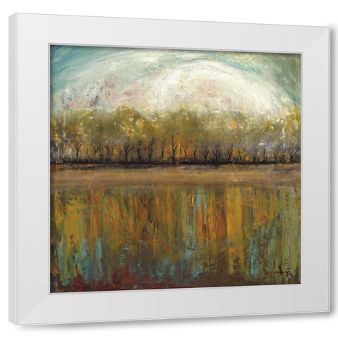 Early Days II White Modern Wood Framed Art Print by Klung, Mike