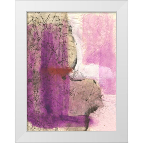 Calm White Modern Wood Framed Art Print by Oppenheimer, Michelle