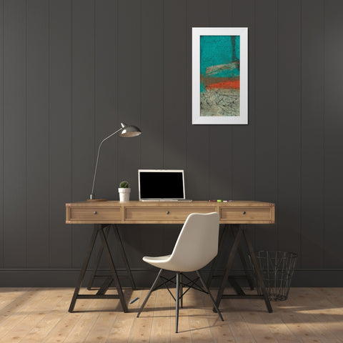 Emerge White Modern Wood Framed Art Print by Oppenheimer, Michelle