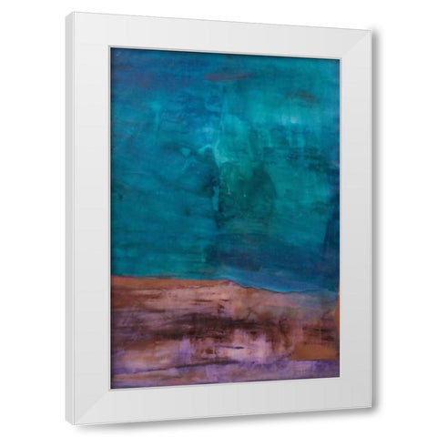 With Intent White Modern Wood Framed Art Print by Oppenheimer, Michelle