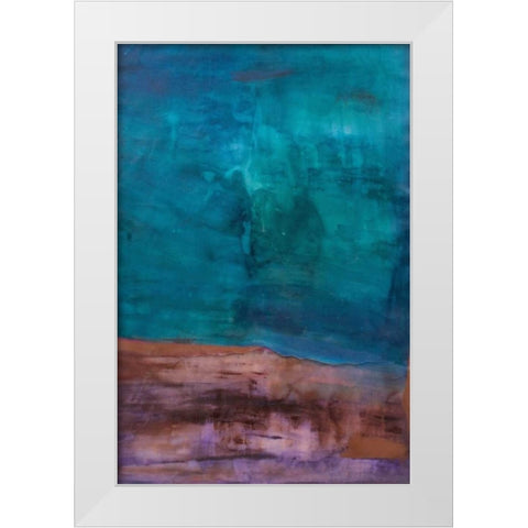 With Intent White Modern Wood Framed Art Print by Oppenheimer, Michelle