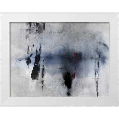 Echelon I White Modern Wood Framed Art Print by Oppenheimer, Michelle
