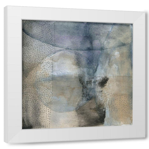 Sphere I White Modern Wood Framed Art Print by Oppenheimer, Michelle