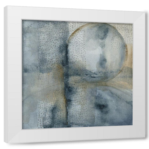 Sphere III White Modern Wood Framed Art Print by Oppenheimer, Michelle