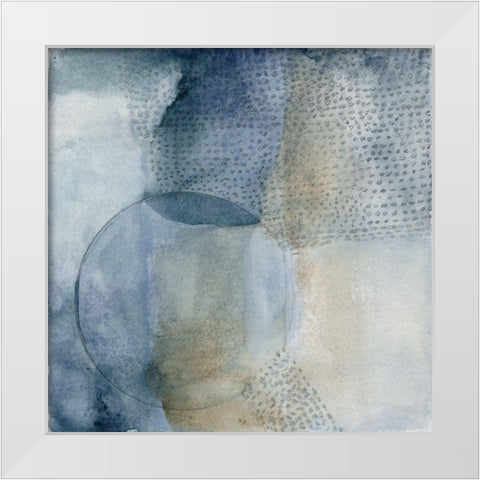Sphere IV White Modern Wood Framed Art Print by Oppenheimer, Michelle